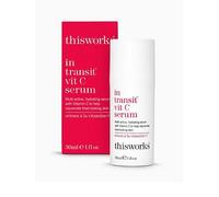 This Works - In Transit Vit C Serum for Face (30ml) Hydrating Facial Moisturiser with Hyaluronic Acid, for a Radiant Complexion