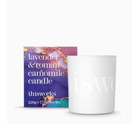 This Works Lavender & Roman Camomile Candle, 220g - Hand Poured and Blended with Essential Oils - Soothing and Relaxing
