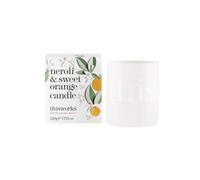This Works Neroli and Sweet Orange Candle, 220 g - Luxury Candle Enriched with Essential Oils - Hand Poured Scented Candle with a 40hr Burn Time for a