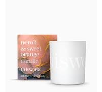 This Works Neroli & Sweet Orange Candle, Hand-Poured Scented Candle, 220g | Uplifting aromatherapy candle with soothing essential oils, 40hr burn time and recyclable glass container