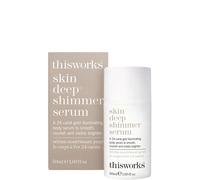 This Works Skin Deep Shimmer Serum - Brightening & Smoothing Skin Treatment with Vitamin A & Antioxidants - Indulgent Hydration for a Radiant, Youthful Glow - 50ml