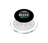 This World Needs You PopSockets PopGrip for MagSafe