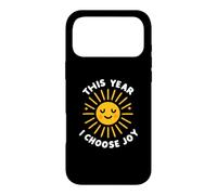 This Year I Choose Joy Happy Sun Radiant Positivity Case for iPhone 17 Pro Max