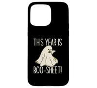 THIS YEAR IS BOO-SHEET! Funny Halloween Sad Ghost Meme Case for iPhone 15 Pro Max
