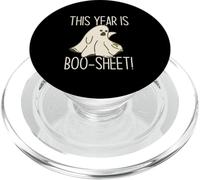 THIS YEAR IS BOO-SHEET! Funny Halloween Sad Ghost Meme PopSockets PopGrip for MagSafe