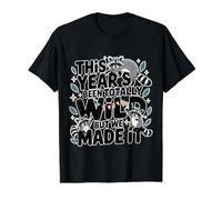 This Year's Been Totally Wild But We Made It - Value Graphic T-Shirt, Men, Black, M