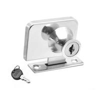 This Zinc Alloy Sliding Door Lock is for Securing Your Display Cabinet with Two Matching Keys (2#)