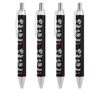 THisdownd Being My Brothers Is Really The Only Gift You Need Retractable Ballpoint Pen Black Ink 0.5mm Fine Point Pens Office Supplies