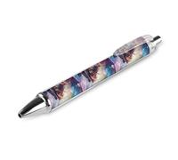 THisdownd Flying Turtle Pizza Cat Retractable Ballpoint Pen Black Ink 0.5mm Fine Point Pens Office Supplies