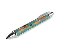 THisdownd Tiger In Tropical Water Retractable Ballpoint Pen Black Ink 0.5mm Fine Point Pens Office Supplies