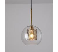 THisga Hanging lamp Retro Style Glass Ceiling Light for Living Room Dining Room lamp Dining Room Bedroom Kitchen Bar Interior Design E27,A