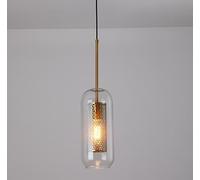 THisga Hanging lamp Retro Style Glass Ceiling Light for Living Room Dining Room lamp Dining Room Bedroom Kitchen Bar Interior Design E27,B