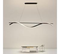 THisga LED Pendant Light Modern Dimming Remote Control Geometry Pendant Lamp Iron Aluminium Chandelier Loft Bar Living Room Dining Room Bedroom Interior Lighting L100cm