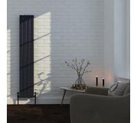thisiswholesale.co.uk Vertical Radiator Anthracite Grey Ral7016 1600mm H X 452mm W Single Panel - Flat Panels -2699 Btu