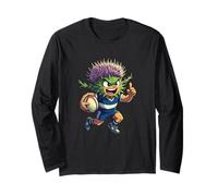 Thistle Dash Scottish Rugby Motif Long Sleeve T-Shirt