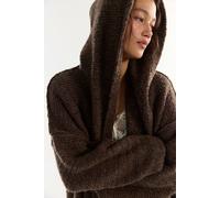 Thistle Hooded Oversized Cardi at Free People in Fudge Combo, Size: Medium - female