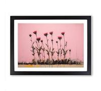 Thistle Minimalism No.2 Framed Print | A2 Black Framed Wall Art | Ready to Hang | Minimalist Nature Picture | Living Room Bedroom Lounge Office