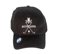 Thistle Products Ltd Black Scotland Golf Baseball Cap