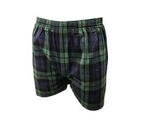 Thistle Products Ltd Mens Black Watch Tartan Boxer Shorts (Large)
