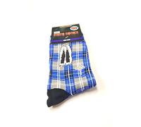 Thistle Products Scottish Tartan Kilt socks one size Blue