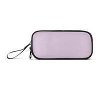 Thistle Solid Color Pure Plain Nylon Big Pencil Bags High Capacity Pencil Case for Girls Stationery Organizer for Preppy School Women