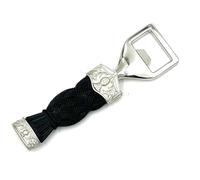 Thistle Top Bottle Opener Sgian Dubh - Scottish Heritage Gift, Pewter Finish, Clan Badge Option, Handcrafted in Scotland