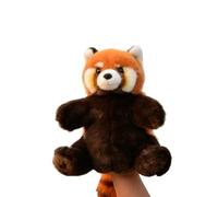 ThisToffGuys 12" Realistic Red Panda Hand Puppet, Soft Plush for Ventriloquism, Teaching, and Play(Ailurus fulgens)(A)