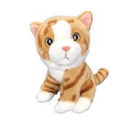 ThisToffGuys 20cm Simulation PP Cotton Plush Toy Soft And Cute 's Early Education Gift Home Decoration(Brown)