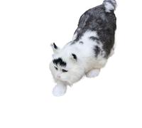 ThisToffGuys 41cm Realistic Figurine, Faux Fur/Leather & Hollow Polyethylene Core, Home Decor(A)