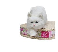 ThisToffGuys 41cm Realistic Figurine, Faux Fur/Leather & Hollow Polyethylene Core, Home Decor(B)