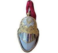 ThisToffGuys British Household Cavalry Helmet Replica | Royal Guards Lifeguards Trooper Cuirassier Helmet with Plume | Collectible Headwear(C)