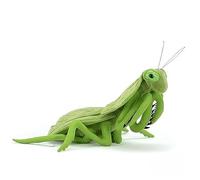 ThisToffGuys Simulated Series Leaf Back Mantis Plush Toy Soft Animal Doll