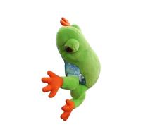 ThisToffGuys Simulation Costa Rica Red-eyed Tree Doll Rainforest Hyla Plush Toy Magnetic Gift