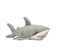 ThisToffGuys Simulation Cute Great White Shark Doll Plush Toy Soft And Animal Model