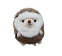 ThisToffGuys Simulation Little Hedgehog Plush Doll Round Animal Toy Soft And Cute Furry Fat Early Education Gift Home Decoration