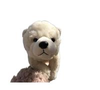 ThisToffGuys Simulation Polar Bear Plush Toy White Child Doll Soft And Cute 's Early Education Gift Home Decoration