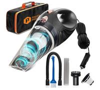 Thisworx Car Vacuum Cleaner - Portable, Lightweight, Powerful, Handheld Vacuums W / Strong Suction, 3 Attachment Accessories