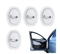 THJKCVSD 4Pcs Car Door Lock Cover, for Toyota Yaris Cross XP210 2021-2024 Car Silicone Door Latch Rubber Car Lock Protector Cover Protector,B-White