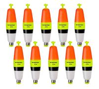 THKFISH EVA Round Foam Fishing Floats Bobbers Slip Bobber Fish Float Belly Float 10pcs 2.5 inches