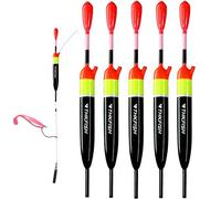 THKFISH Fishing Bobbers Fishing Floats Slip Bobbers for Balsa Floats Crappie 15g(1/2oz) 5pcs