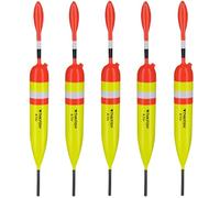 THKFISH Fishing Floats and Bobbers, Balsa Floats Crappie Fishing Bobbers, Slip Bobbers for Fishing Crappie Bluegill Trout Bass Panfish Catfish Walleye 5PCS