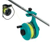 THKFISH Portable Fishing Line Spooler, Blue/Brown Fishing Reel Spooler and Remover,Fits for 0.79'' Diamater Fish Rod,Fishing Line Winding Spooler,Available to Adjust Line Tightness(Blue)