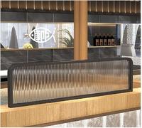 THKSGIV Desk Partition Privacy Panel - Freestanding or Mounted Protective Screen for Office Reception, Cashier Areas, and Workspaces