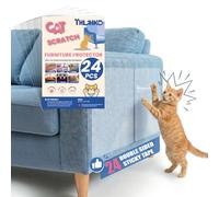 THLHKD Cat Scratch Furniture Protector: 12PCS Double Side Tape Couch Anti Cat Scratch Deterrent, Indoor Anti-Scratch Sofa Clear Protectors for Pet