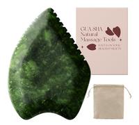 THLHKD Gua Sha Face Tool: Jade Stone Face Gua Sha Tools, Natural Xiuyan Stones Full Body Massage Tool for Neck/Shoulder/Back/Leg