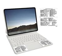 THLMT 1PCS Keyboard Shortcut Sticker, Adhesive Keyboard Shortcuts for PC Laptop Desktop PC Keyboard Reference Shortcut Key Symbols Sticky Computer Shortcut Decals (for ipad os shortcuts)