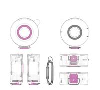 THLMT Charger Case Box Compatible for Oura Ring Gen 3, Smart Health Ring Fast Charger Protective TPU Cover Skin Shell Sleeve Organizer Pouch (Case Only) (Purple)