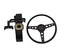 THLMT Steering Wheel Compatible for PS5/PS5 Slim, Game Controller DIY Racing Wheel Mini Gaming Wheel Auxiliary Replacement Accessories