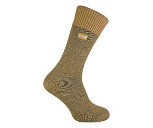 THMO - 1 Pair Mens Thick Winter Warm Thermal Socks with Comfort Top & Smooth Toe Seam (6-11 uk, 31 Beige)