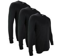 THMO 3 Pack Mens Thermal Base Layer Long Sleeve Top -
